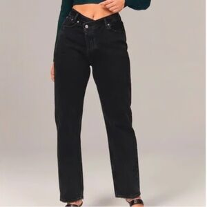 abercrombie dad high rise jeans